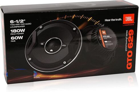 JBL GTO629 6.5" GTO 2-Way 360 Watts MAX Power Grand Touring Series Coaxial Car Audio Speakers Bundled with Alphasonik in Saudi Arabia