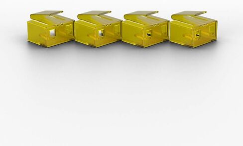Lindy 10 X RJ -45 المنفذ حدود المنفذ مع مفتاح - أصفر ، حزمة 10 مع مفتاح (40482) in Saudi Arabia