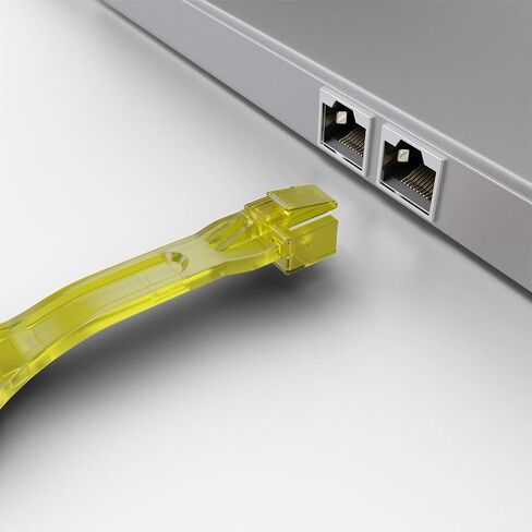 Lindy 10 X RJ -45 المنفذ حدود المنفذ مع مفتاح - أصفر ، حزمة 10 مع مفتاح (40482) in Saudi Arabia