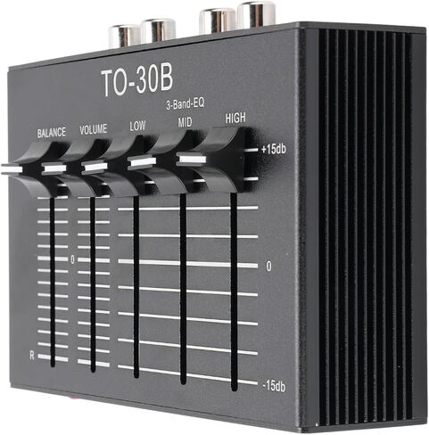 phono preamplifier phono preamp 3 Band Band Equalizer 2 Channel Audio Audio Preamp مع التحكم في مستوى الصوت المتوازن 12 ديسيبل لمشغل السجل القرص الدوار in Saudi Arabia