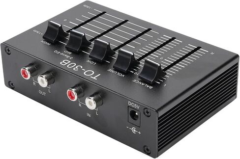 phono preamplifier phono preamp 3 Band Band Equalizer 2 Channel Audio Audio Preamp مع التحكم في مستوى الصوت المتوازن 12 ديسيبل لمشغل السجل القرص الدوار in Saudi Arabia