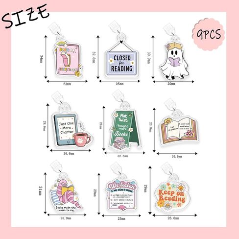سحر قابس الغبار لـ Kindle ، The Book Lover theme kindle e-Reader Accessories Charm ، Type Type C/USB C Dust Pluge ، Gift for Book Lover Degal in Kuwait