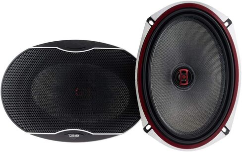 DS18 EXL-SQ6.9 6x9 مكبرات صوت سيارات عالية الجودة جودة الألياف الزجاجية ثنائية الاتجاه مع تصميم مضغوط أنيق يوفر استجابة باس فائقة ، 560 واط-مجموعة من 2 (متجددة) in Saudi Arabia