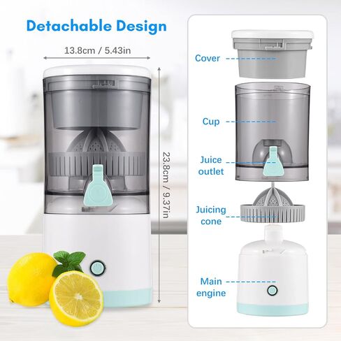 Electric Citrus Juicer, Orange Juicer, Portable, BPA Free in Saudi Arabia