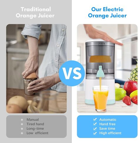Electric Citrus Juicer, Orange Juicer, Portable, BPA Free in Saudi Arabia