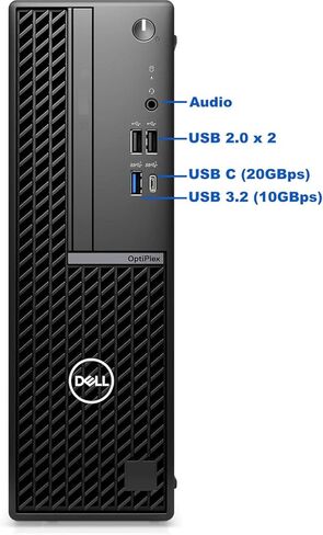 Dell OptiPlex 7020 Desktop SFF, Intel Core i7-12700K, 32GB DDR5, 1TB NVMe SSD, Type-C, WiFi 6e, Bluetooth, DisplayPort, HDMI, 7000 Small Form Factor Business Computer, Windows 11 Pro, Black in Kuwait