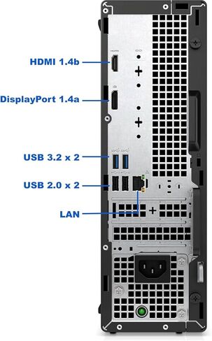 Dell OptiPlex 7020 Desktop SFF, Intel Core i7-12700K, 32GB DDR5, 1TB NVMe SSD, Type-C, WiFi 6e, Bluetooth, DisplayPort, HDMI, 7000 Small Form Factor Business Computer, Windows 11 Pro, Black in Kuwait