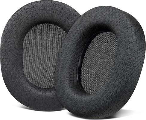 SOULWIT Replacement Earpads for SteelSeries Arctis 1/3/5/Arctis 7/7+/7P/7P+/7X/7X+/9/9X/Pro/Prime(Do Not Fit Any Arctis Nova) Headset, Ear Pads Cushions with High-Density Foam - Black in Saudi Arabia