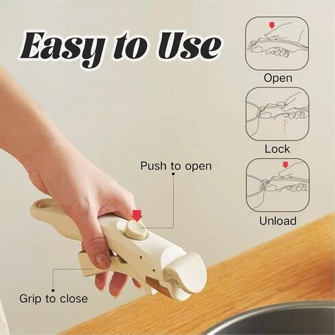 مقبض القابل للانفصال مجموعة أدوات طبخ 2 Pack Pack Pots و Pans استبدال المقاومة مقاومة للحرارة ومريحة متوافقة مع معظم المقاليات غير لاصقة ، مقلاة وأواني (البيج والأسود) in Kuwait