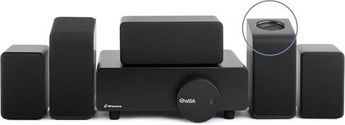 Platin Monaco 5.1.2 نظام المسرح المنزلي - نظام الصوت المحيطي اللاسلكي مكبرات صوت تصاعدية - Thx Tuned & WISA معتمد in Kuwait