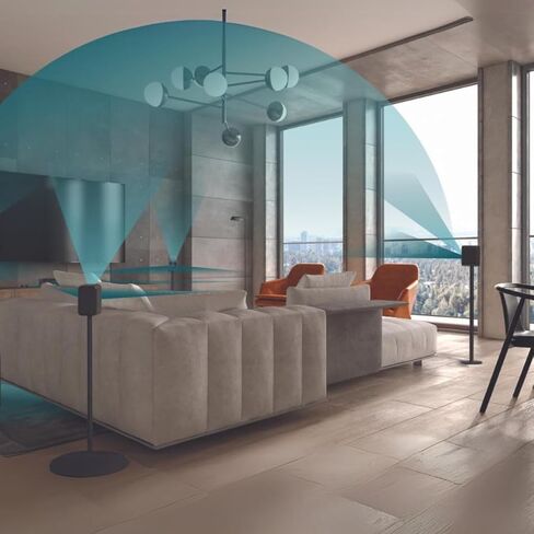 Platin Monaco 5.1.2 نظام المسرح المنزلي - نظام الصوت المحيطي اللاسلكي مكبرات صوت تصاعدية - Thx Tuned & WISA معتمد in Kuwait