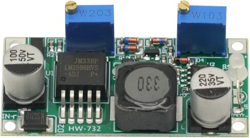 2PCS DC/DC LM2596 HVS LM2596HVS 50V 3A باك الثابت/الجهد CC CV MODULE LED مؤشر التحويل التردد العالي in Saudi Arabia