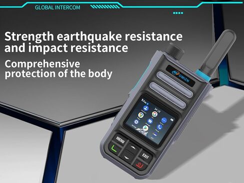 4G Android Walkie Talkies Range Poc Poc ثنائية الاتجاه Zello Zello Real-PTT GPS AES256 IP65 1 KIT in Kuwait