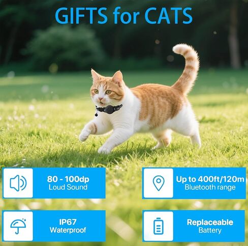 طوق Cat Tracker GPS for Cats (iOS فقط) محدد الحيوانات الأليفة الإلكتروني in Kuwait