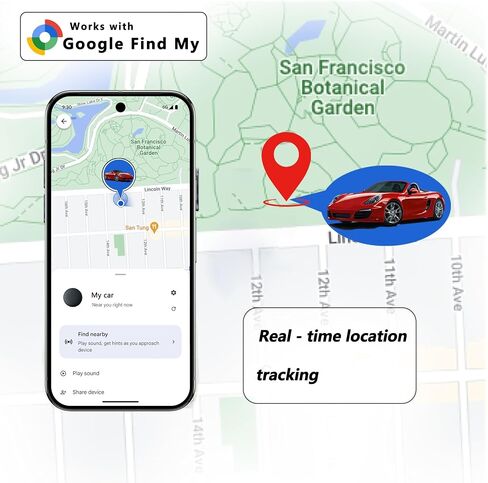 Android Find My Device Subscription-Free GPS Car Locator ，Super Magnetic! 365-Day Ultra-Long Battery Life! – Waterproof, Drop-Resistant, and Stealth Tracking. in Saudi Arabia