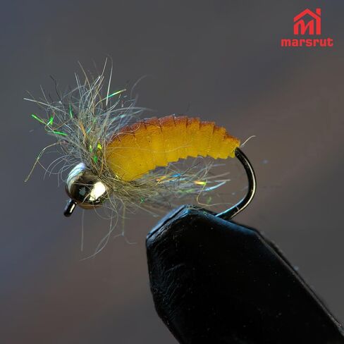 12pcs Scuds Fly Tying Materials, Elastic Backing Tape Body Wrap, 6mm Wide, Total 15 Yards, Thin Sunken Stretching Skin Back for Sunked Scud Shrimp Caddisfly Larvae Larve Bugs (Mix 12 Colors) in Saudi Arabia