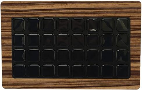 Mayyskins الجلد متوافق مع Elgato Stream Deck XL - Dark Zebra Wood | غلاف الالتفاف الواقي ، الدائم ، والفريد من نوعه | من السهل تطبيق الأنماط وإزالتها وتغييرها | صنع في الولايات المتحدة in Saudi Arabia