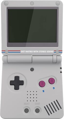 IPS Ready Extremerate Monster Index Console Console Style Prescented Housing Shell لـ Gameboy Advance SP GBA SP - متوافق مع كل من IPS و LCD القياسي - وحدة التحكم والشاشة غير متضمنة in Saudi Arabia