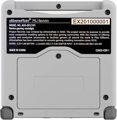 IPS Ready Extremerate Monster Index Console Console Style Prescented Housing Shell لـ Gameboy Advance SP GBA SP - متوافق مع كل من IPS و LCD القياسي - وحدة التحكم والشاشة غير متضمنة in Saudi Arabia