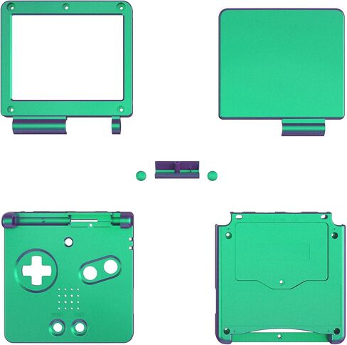 IPS Ready Upgraded eXtremeRate Black Soft Touch Custom Replacement Housing Shell for Gameboy Advance SP GBA SP – Compatible with Both IPS & Standard LCD – Console & Screen NOT Included in Saudi Arabia