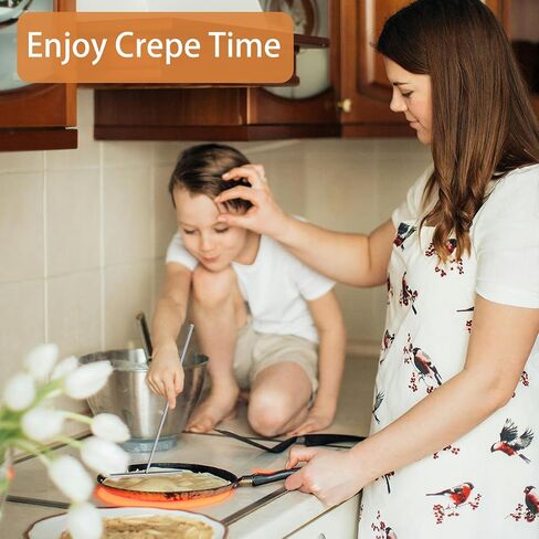 1 Pack Crepe Spreader Kit,Stainless Steel 7 Inch T-Shaped Batter Spread Utensils, Pancake Tool, Crepes Stick Fit Any Crepe Pan Maker in Saudi Arabia
