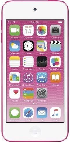 Apple iPod Touch 128GB Pink (6th Generation) MKWK2LL/A (Refurbished) in Saudi Arabia
