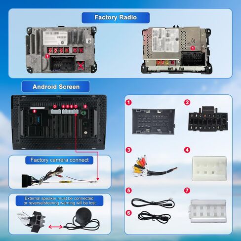 Car Radio Stereo for Dodge Ram 2013-2019 1500 2500 3500 Built in Carplay/Android Auto 9 inch Head Unit 2G RAM 32G ROM with DSP BT GPS FM WiFi Automatic AC in Saudi Arabia