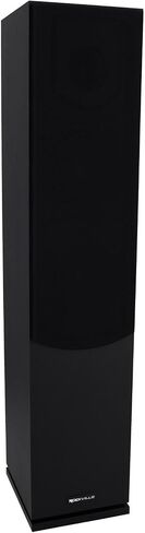 Rockville Lux 658 Dark Wood Dual 6.5" Home Theater Stereo Tower Speaker, 160W RMS, 640W Peak, 8 Ohm, Silk Tweeter, MDF Audio Cabinet, 22Hz-20kHz, USA-Engineered, Vietnam-Made in Kuwait