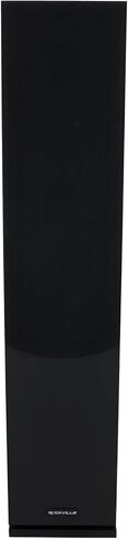 Rockville Lux 658 Dark Wood Dual 6.5" Home Theater Stereo Tower Speaker, 160W RMS, 640W Peak, 8 Ohm, Silk Tweeter, MDF Audio Cabinet, 22Hz-20kHz, USA-Engineered, Vietnam-Made in Kuwait