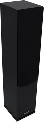 Rockville Lux 658 Dark Wood Dual 6.5" Home Theater Stereo Tower Speaker, 160W RMS, 640W Peak, 8 Ohm, Silk Tweeter, MDF Audio Cabinet, 22Hz-20kHz, USA-Engineered, Vietnam-Made in Kuwait