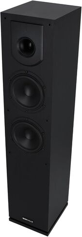 Rockville Lux 658 Dark Wood Dual 6.5" Home Theater Stereo Tower Speaker, 160W RMS, 640W Peak, 8 Ohm, Silk Tweeter, MDF Audio Cabinet, 22Hz-20kHz, USA-Engineered, Vietnam-Made in Kuwait