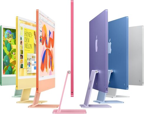 Apple 2024 iMac All-in-One Desktop Computer with M4 chip with 10-core CPU and 10-core GPU: Built for Apple Intelligence, 24GB Unified Memory, 1TB SSD Storage - Silver in Saudi Arabia