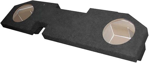 10 in. Dual Custom Fit for Dodge Quad Cab 4 Door Speaker Box, Black in Saudi Arabia