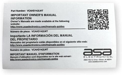 Voyager VCAHD142LWT COLL CMOS IR LED كاميرا الجانب الأيسر ، البصريات ذات الألوان العالية ، IP69K ، مساكن الألومنيوم ، مساعدة إضاءة الأشعة تحت الحمراء ، ASTM-B117 ، 12VDC in Kuwait