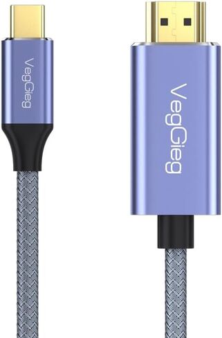 V -Z902 - HDMI إلى VGA - HDMI المطلية بالذهب إلى محول VGA - ذكر إلى أنثى لسطح مكتب الكمبيوتر/الكمبيوتر المحمول/الكمبيوتر/الشاشة/جهاز الإسقاط/HDTV/Chromebook/Raspberry PI/ROKU/XBOX وأكثر (V -Z902) in Kuwait