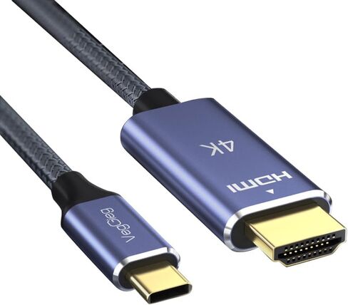 V -Z902 - HDMI إلى VGA - HDMI المطلية بالذهب إلى محول VGA - ذكر إلى أنثى لسطح مكتب الكمبيوتر/الكمبيوتر المحمول/الكمبيوتر/الشاشة/جهاز الإسقاط/HDTV/Chromebook/Raspberry PI/ROKU/XBOX وأكثر (V -Z902) in Kuwait