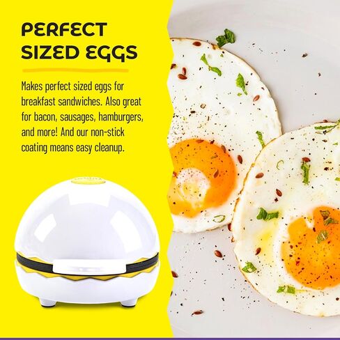 Mini Electric Egg Grill-شكل بيض ممتع-طلاء غير لاصقة ، سهل التنظيف-رائع للعائلات ، الأطفال ، المساكن ، الشقق ، RVS-هدية للعطلات ، أعياد الميلاد ، حفلات الزفاف in Saudi Arabia