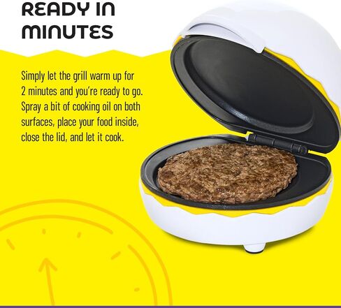 Mini Electric Egg Grill-شكل بيض ممتع-طلاء غير لاصقة ، سهل التنظيف-رائع للعائلات ، الأطفال ، المساكن ، الشقق ، RVS-هدية للعطلات ، أعياد الميلاد ، حفلات الزفاف in Saudi Arabia