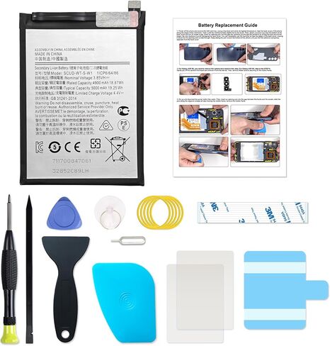 بطارية Scud-WT-W1 جديدة متوافقة مع Galaxy A22 5G SM-A226B ، مع مجموعة أدوات التعليمات و DIY in Saudi Arabia