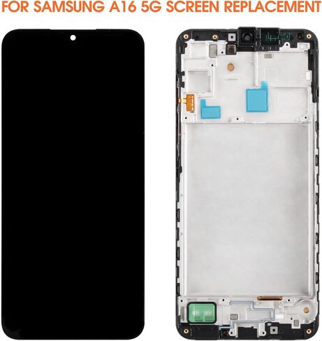 INCELL for Samsung Galaxy A16 5G Screen Replacement for Samsung A16 5G LCD Display SM-A166B, SM-A166P, LCD Digitizer Screen Touch Assembly with Frame（Not for 4G in Saudi Arabia