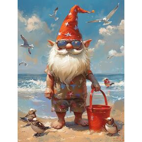 SKRYUIE 5D Christmas Tree Diamond Painting Kits - DIY Diamond Art Kits for Adults Christmas Day, Full Round Drill - Crystal Cross Stitch - Adults Craft for Wall & Office Decor - 12x16 inch in Kuwait