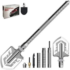 YANTOO Camping and Hiking Shovels, Multipurpose Detachable Portable Spade Kit, Rescue and Survival Spades for Camping, Beaching, Hiking, Outdoor, Fishing, Car Emergency, Gardening Spades. (US) in Saudi Arabia