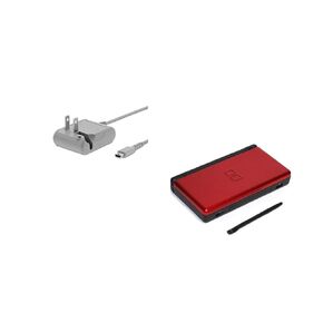 Nintendo DS Lite Console – Crimson/Black – Handheld Gaming System – Fully Tested – Includes Charger – Classic Portable Fun for All Ages (Renewed) in Saudi Arabia