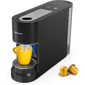 آلة قهوة إسبرسو ، متوافقة مع قرون Nespresso الأصلية ، ملمس واحد مع منطقة المشروب المضيئة ، 20 شريط مضخة ، 33.8 أوقية دبابة قابلة للإزالة ، تصميم مضغوط ، CM-C07-A in Kuwait
