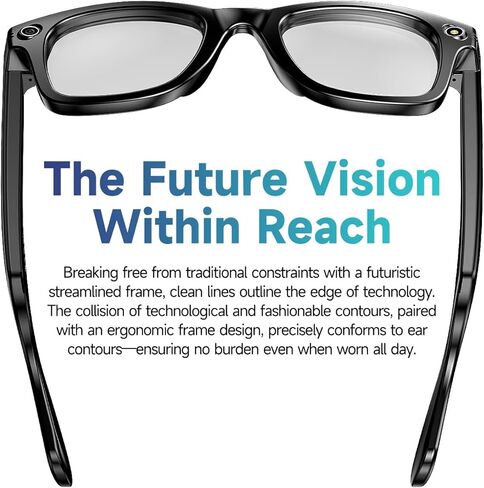 NEXLENZ Smart AI Glasses – Free AI Object Recognition, 8MP Camera, Real-Time Translation, Bluetooth Audio & Voice Assistant, IP67 Waterproof– See, Understand & Capture The World in Kuwait