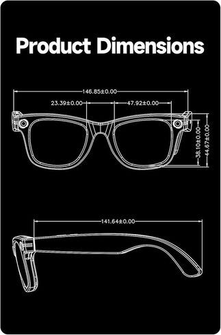 NEXLENZ Smart AI Glasses – Free AI Object Recognition, 8MP Camera, Real-Time Translation, Bluetooth Audio & Voice Assistant, IP67 Waterproof– See, Understand & Capture The World in Kuwait