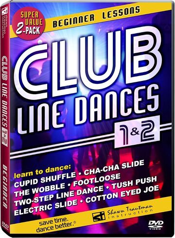 Club Line Dances 1 & 2: Beginner Lessons - Learn to dance the Wobble, Electric Slide, Cha-Cha Slide, Two-Step Line Dance, Cupid Shuffle, Cotton Eyed Joe, Footloose & Tush Push in Saudi Arabia