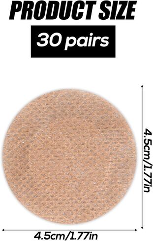 60pcs/30 أزواج أغطية الحلمة للرجال ، و nipguards غير مرئية nip nip حراس مضاد للحلمات anti-chafing shield أشرطة الملصقات الحامي للدباغة الرياضية الرياضية الصالة الرياضية اليومية ارتداء اليومية in Saudi Arabia