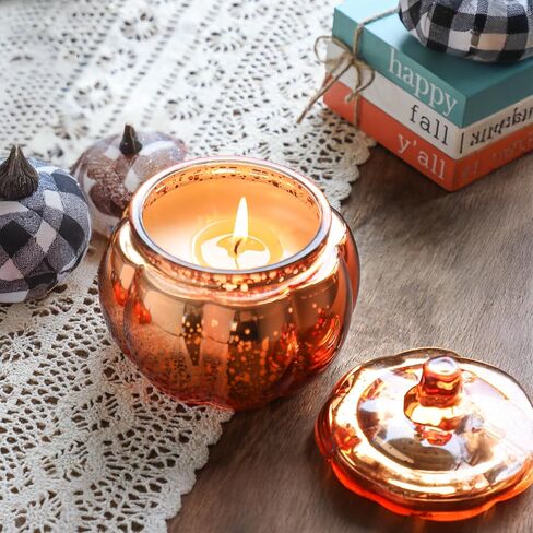 Fall Pumpkin Shaped Candle Fall Pumpkin Spice Candle Farmhouse Thanksgiving Fall Scented Candle 12oz in Kuwait