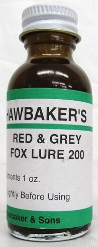 Red and Grey Fox Lure 200 - Hawbaker's Lures - 1 Ounce in Saudi Arabia